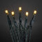 hellum LED Lichterkette Außen mit Timer, 7,9m beleuchtet 80 LED, Lichtfarbe bernstein (klassisch warmweiß), Lichterkette strombetrieben mit Stecker, Weihnachtsbaumbeleuchtung mit Kabel in grün 576603