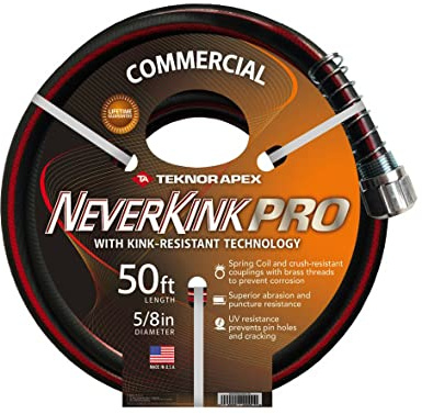 Teknor Apex 8845-50 NeverKink Pro Commercial-Duty Hose - 5/8 x 50'