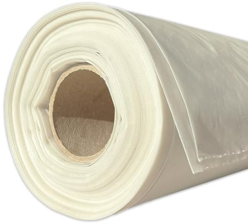 TECPLAST Bâche peinture en ROULEAU 3x15 m 80RPE Translucide - Haute Qualité - Film plastique de protection sol - Made in France