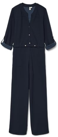Vero Moda Vmbecca 3/4 Jumpsuit JRS Btq Ga, marinblå blazer, L