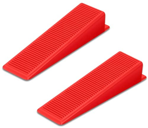 MarketConnect® Cunei Livellamento • 100PZ • Rosso • Riutilizzabili • Per Livellamento Piastrelle e Pavimenti • Made in Italy