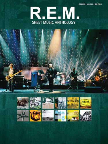 R.E.M. Sheet Music Anthology | Piano/Vocal/Guitar Artist Songbook | 23 R.E.M. Classics for Piano, Vocal and Guitar | Complete Chords and Lyrics | Gift for Musicians