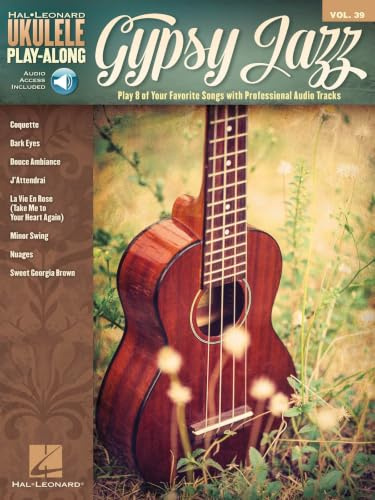 Gypsy jazz ukulele +enregistrements online: Ukulele Play-Along Volume 39