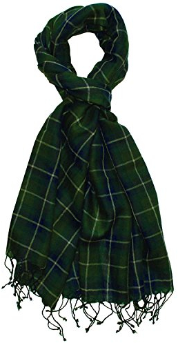 Lorenzo Cana Herren Schal Schaltuch 50% Kaschmir 50% Wolle Tuch Herrenschal Herrentuch Herren Grün Männerschal 7838811