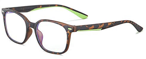 Ototon - Occhiali anti luce blu per bambini, montatura ultra leggera, TR90, anti fatica, filtro UV, occhiali da computer per ragazze, ragazzi, videogiochi