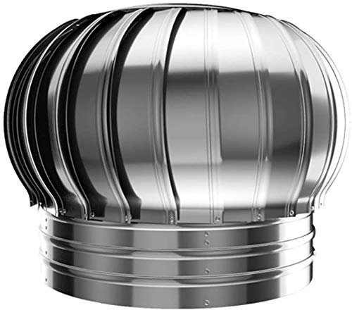 LTLCBBL Sombrero Extractor Giratorio, Tubo De Escape Pelota Viento Ventilador De Ventilación Gorro De Chimenea Ventilador La Turbina Soplador, Todas Las Dimensiones,200mm