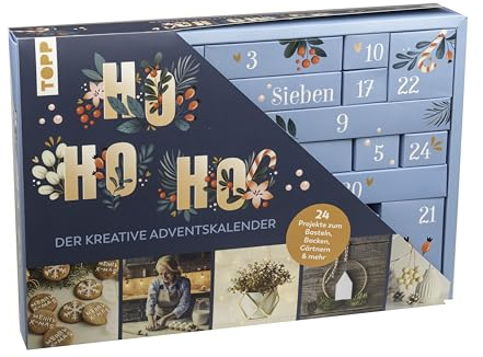 Ho Ho Ho - Il calendario dell'Avvento creativo. 24 progetti per fai da te, cuocere, giardinieri e molto altro ancora. Con manuale di istruzioni e materiale