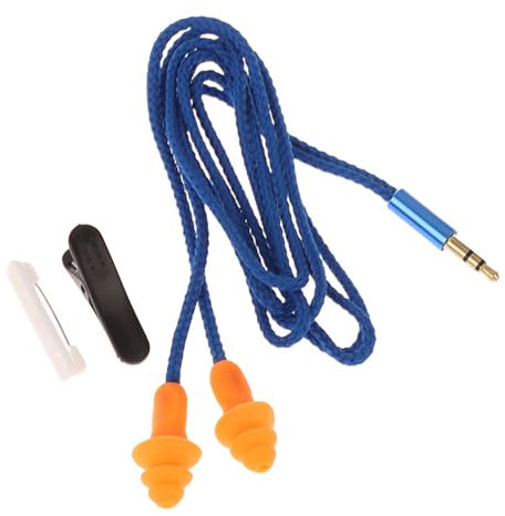 Genérico Auriculares Con Protección Auditiva | Tapones Auditivos Bloqueo 100dB De Ruido | Aislamiento Acústico 100 dB con Clip para Trabajar, Estudiar, Reuniones, Llamadas y Escuchar Música
