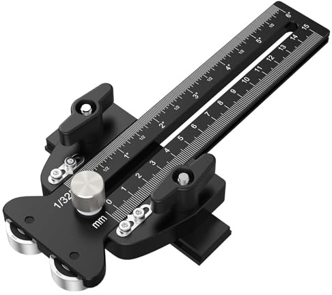 ALLmeter Guía para Sierra de Mesa con Doble Rodillo Antirretroceso