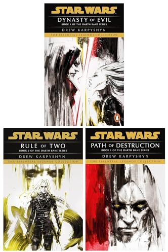 Star Wars Legend: The Darth Bane Series 3 Books Collection Set (Path of Destruction, Rule of Two & Dynasty of Evil)