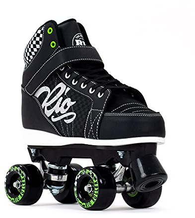 Rio Roller Mayhem II Erwachsene Rollschuhe, Unisex, Schwarz, Größe 47