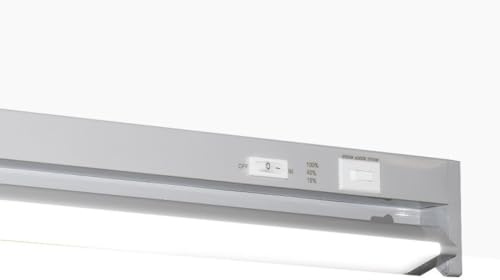 BARCELONA LED. Luz LED Bajo Muebles Cocina 60cm Orientable. Luminaria LED Interior Interconectables 8W. Luz Armario CCT Dimable 3 Modos Color. Regleta para iluminar armarios, tiendas, trasteros
