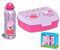 HOVUK PP09040 Schweinchen Pig Brotdose, Cartoon, Peppa Wutz (Lunchbox + Wasserflasche), Kinder