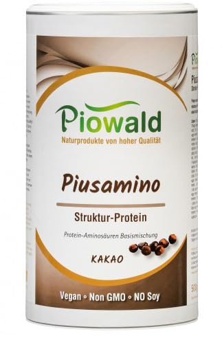 PIUSAMINO® KAKAO - 500g Pulver - Strukturprotein mit veganem Kollagenpulver