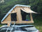 PRUJOY Auto-Dachzelt, hydraulisch, Hartschale, für den Außenbereich, selbstfahrend, Tour, Aluminiumlegierung, dreieckige Klammer, wetterfestes Dachzelt für Reisen, Camping (D)
