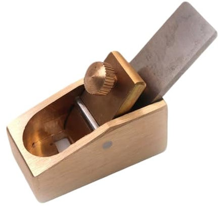 XIUsheUA Pialla per Legno Manuale Piccola 8/12/14/16/18mm Pialla a Mano in Metallo Larghezza Violino Violoncello Lavorazione del Legno Set di taglierine for Aerei Suola Curva in Metallo Rame(2)