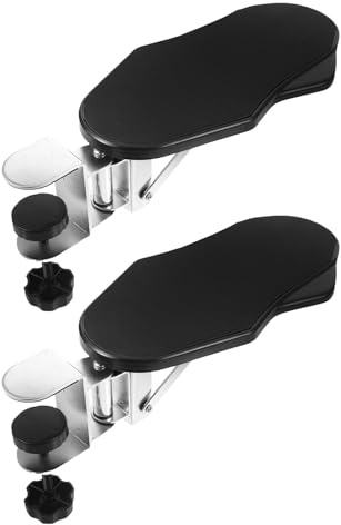 Angoily 2pièces Repose-poignets Pour Ordinateur Support De Bras Réglable Pour Clavier Repose-bras Rotatif Avec Tapis De Souris Pour Bureau Lot De Supports Ergonomiques Pour Chaise Et Table