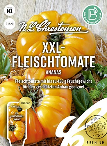 XXL- Fleischtomate Ananas Samen, Saatgut