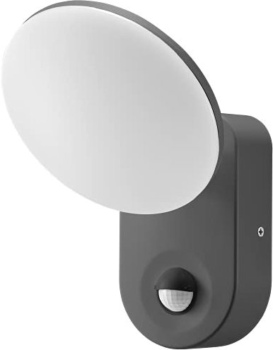 Adviti RIOLIT Lampada da Esterno con Sensore di Movimento 15W 1100lm IP65 4000K (Grigio)