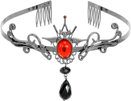W WIDMANN MILANO Party Fashion - Diadema vampiro gotico, accessorio per costume, gotico, damigella