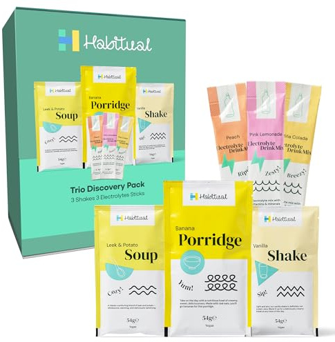 HABITUAL Taster Bundle of Shakes, Soups, Porridges & Electrolytes