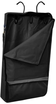 APLVFFZH Trensentasche Pferde Bridle Bag Halftertasche Tragetasche Aufhängung Wasserdichtes Polyester Praktisch für Reitausrüstung Stallanhänger Freunde, Schwarz