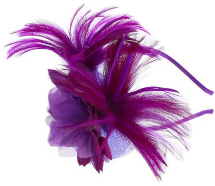 WEKADRIN Bandeau Fascinateur Vintage Voile Léger Pour Mariage Et Cocktail Accessoire De Cheveux Respirant Pince à Cheveux Bibi Pour Femme