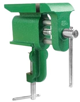 Tornillo de Banco Tornillo de banco con yunque, pequeño tornillo doméstico, alicates punta plana, abrazadera multifuncional, herramienta bricolaje hecha a mano