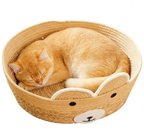 Lit pour Chat d'intérieur Résiste aux Griffes, Tapis de Repos Lavable pour