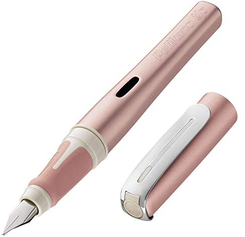 Pelikan 806183 Pelikano Up Golden Glam Füllhalter für Rechtshänder, Feder M