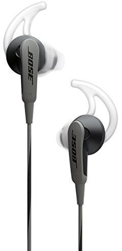 Bose SoundSport In-Ear Headphones For Apple Devices (741776-0010) - Charcoal (Renewed)