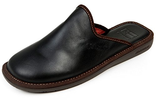 Nordikas Cuir pour homme - Marron - Noir , 44 EU EU