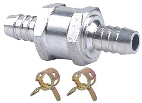 perfk 8mm Clapet Anti-Retour Valve à Carburant Gasoil Diesel pour Carburateur Systèmes de Carburant Basse Pression