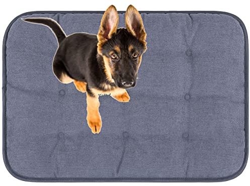 MyBestBuddy Hundekissen Pik grau 90x70 cm XL, allergikerfreundlich (100% Polyester), rutschfest - 40°C waschbar mit flauschigem Stoffbezug - Hundematte BZW. Hundebett für große Hunde, 90 x 70 cm
