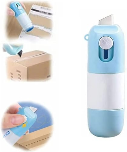 Yanobia 1/3/5Pcs Thermal Paper Correction Fluid with Unboxing Knife, Data Protection Fluid, Portable Information Anti-Leakage Protection Correction Fluid, for Package Labels, Bills (1Pcs)