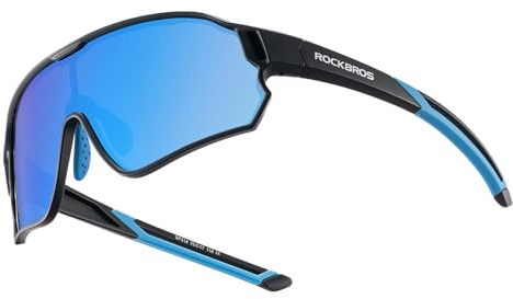 ROCKBROS Kinder Fahrradbrille Sportbrille UV400-Schutz Polarisierte Sonnenbrille TR90 Flexiblem Rahmen für Jungen Mädchen Schutzbrille Outdoorsport