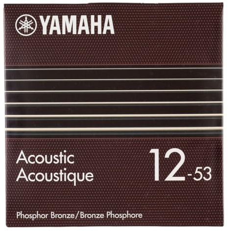 YAMAHA SA12P Akustik-Gitarrensaiten – Light (012-053), Phosphor Bronze