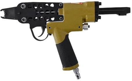 Grapadora neumática, grapadora eléctrica para tapi SC7E pistola neumática tipo C anillo clavador jaula grapadora anillo alicates herramienta clavadora pistola de clavos neumática