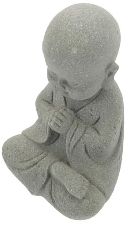 Amosfun Piccola Statua Di Buddha Per Statua Decorativa Da Giardino Decorazione Per e