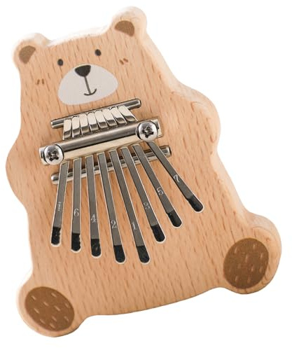 Marimba 7 Keys Pollice Pianoforte Dita Marimba Strumento per gli amanti della musica Wood 7 Keys Marimba Pollice Pianoforte per bambini adulti dita Piano Marimba