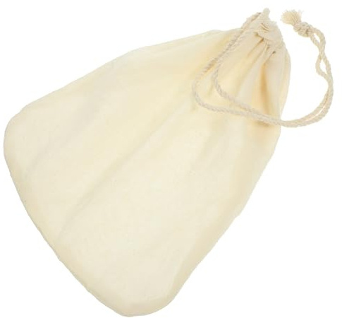 Toyvian Sacchetto Filtro Alimentare in Cotone per Latte di Noci 30X30 CM Riutilizzabile Rete Fine a Coulisse per Infusione di Succhi Caffè e Tè in Cucina