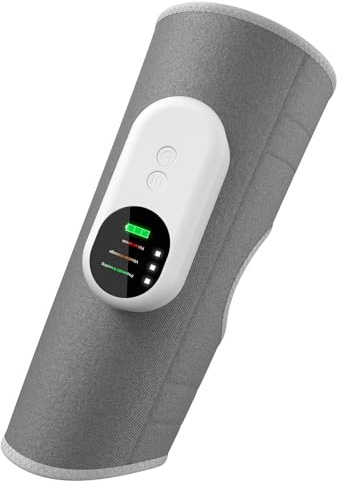 Masseurs De Jambes Chauffants de massage sans fil pour les mollets avec chauffage et compression d'air, appareil de massage pour les pieds 3 modes | 3 intensités | Rechargeable | Taille réglable
