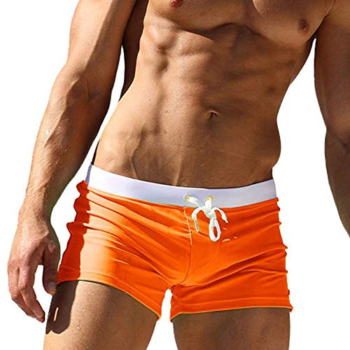 EDOTON Badbyxor för män, sommar snabbtorkande badkläder shorts byxor för strand hotell spring surfing