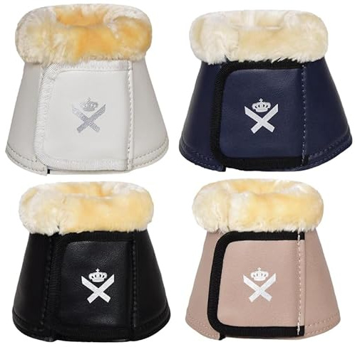 Kingsland Hufglocken KLtinie, 1 Paar, Sprungglocken Größe XL, Farbe Black