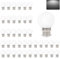 VIRANSHEN 40 Pack Bombillas LED B22 3W, Blanco Frio, Equivalente a 30W, 240 Lm, G45 LED Lámparas Luz Ambiente para Hogar Jardín Navidad Terraza Patio Decoración Fiestas Pergolas Luces Exteriores