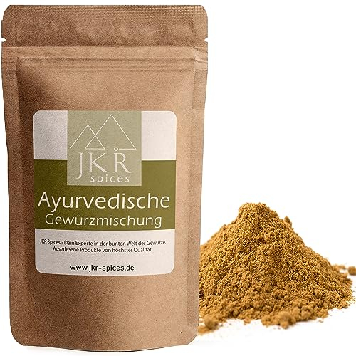 JKR Spices Ayurvedische Gewürzmischung 1000g | Cumin Kreuzkümmel, Koriander, Kurkuma und Muskatnuss | Traditionelle Ayurveda Gewürzmischung zum Kochen | CO² neutrale Verpackung