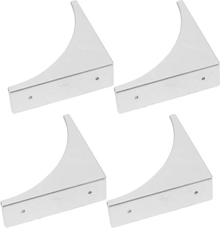 HEMOTON Copri Angoli Mobili Angolari in Rame Antico 4 Pezzi Con Viti Protezione Sicura Paraspigoli Decorativi Per Tavoli Scrivanie Armadi Casa E Bambini 2.64X2.64X0.79In