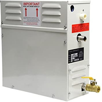 YQVEOT Kit generador de Ducha de Vapor, 6kw Kit generador de Ducha de Vapor generador de Vapor for el hogar Sauna Sauna para Uso doméstico Comercial