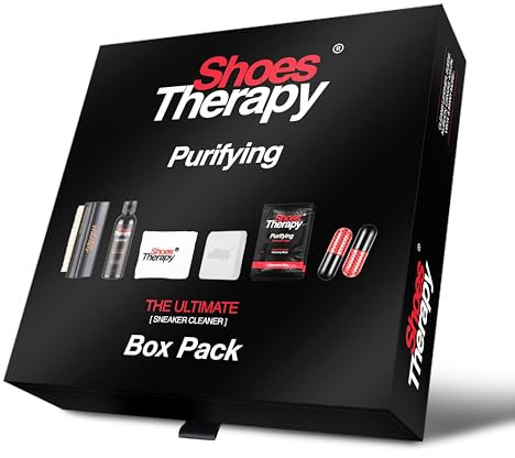 Update Sneaker Cleaning Kit and Odour Prevention - Trainer Cleaner with Brush, Solution (100ml), Microfibre Cloth, Instant Eraser, Control Capsule, Cleaning Wipes, for White Shoes, Trainers, Suede