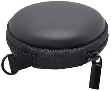 Custodia Auricolari e Cuffiette, Resistente e Compressivo, Protezione Dall'acqua Piovana, Custodia Rigida Protettiva da Viaggio- Nero